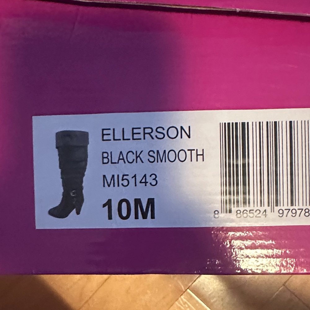 Rampage Black Heeled Boots